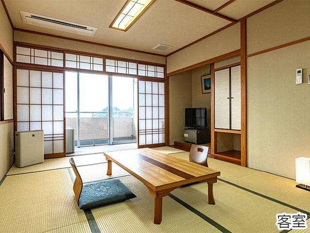 日本夕陽百選の宿 夕凪の丘・客室一例