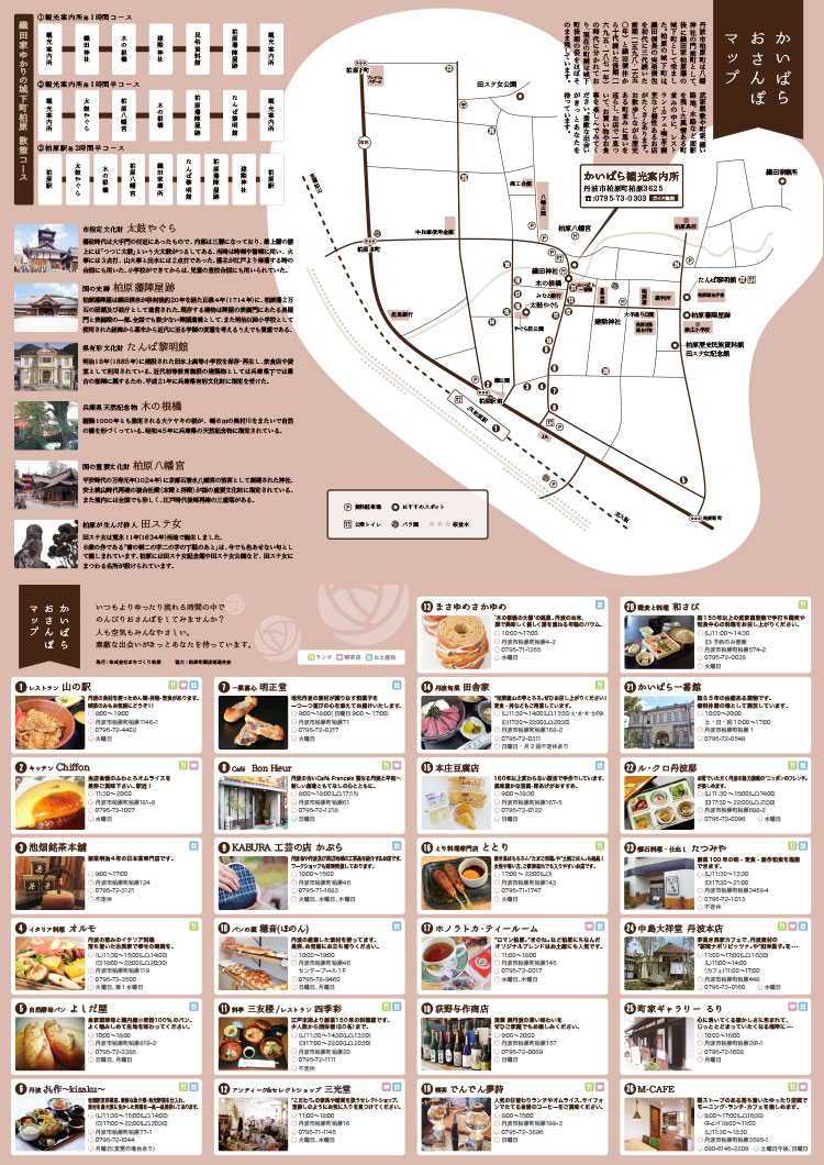 かいばらおさんぽマップP1