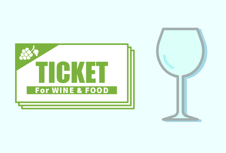 3,000円分チケット＆専用グラス