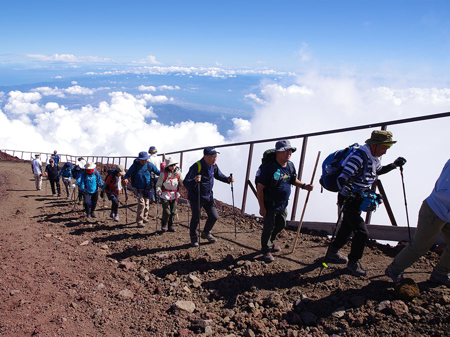 富士山から望む駿河湾