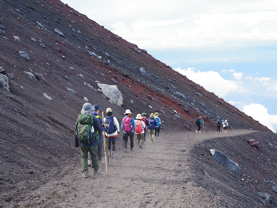 吉田ルート下山道