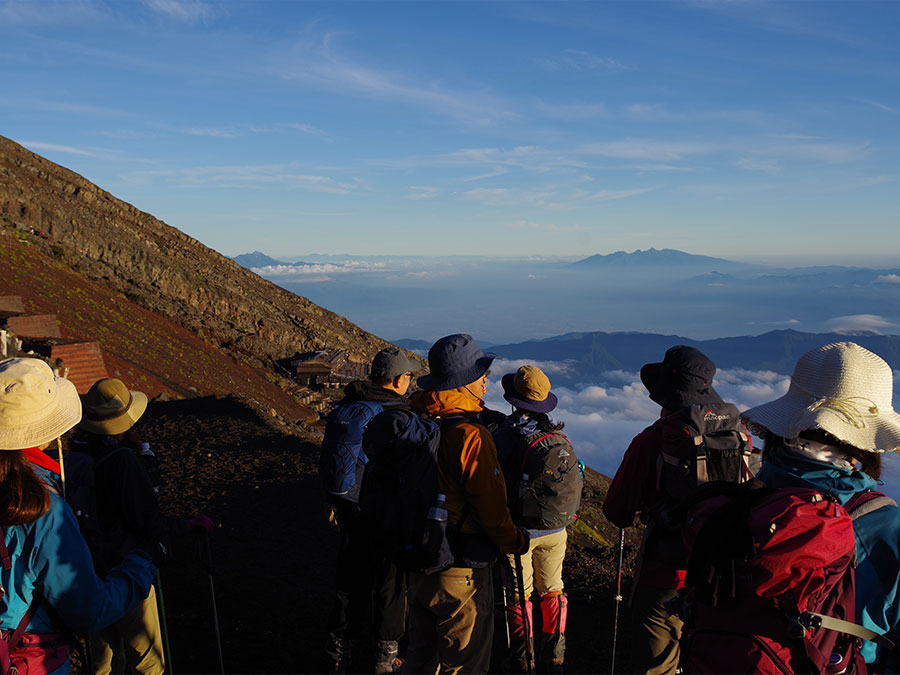 富士山から見る八ヶ岳