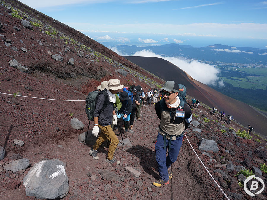 富士宮ルート 新七合目～元祖七合目