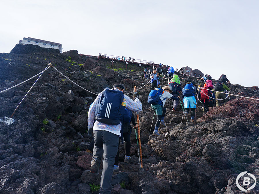 元祖七合目～八合目