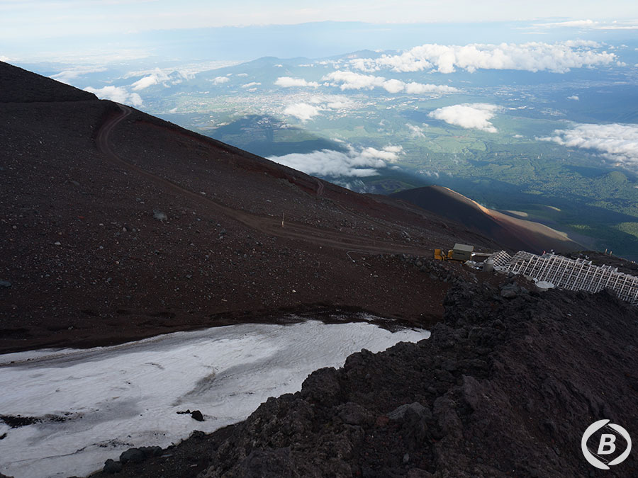 富士宮ルート 万年雪