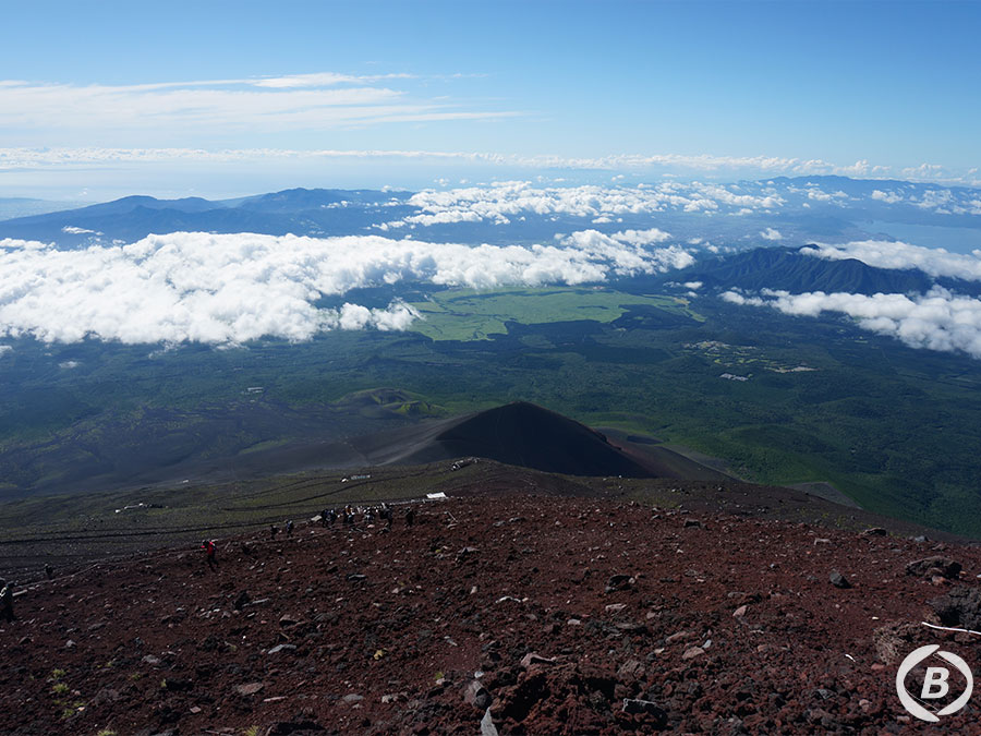 御殿場ルートの下山道