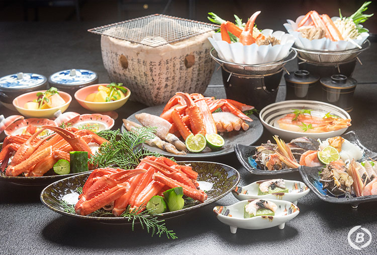 くろしおのカニ料理