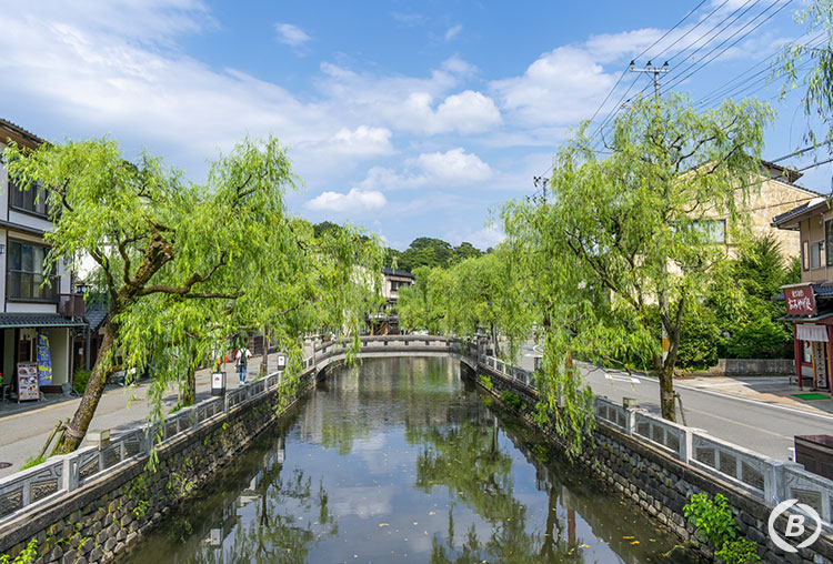 城崎温泉の町並み