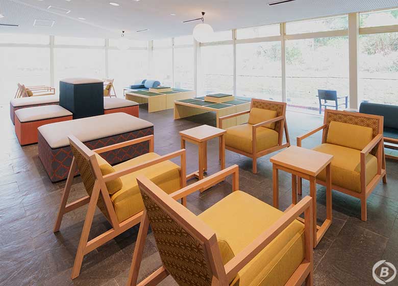 美里の湯かじか荘・ロビー