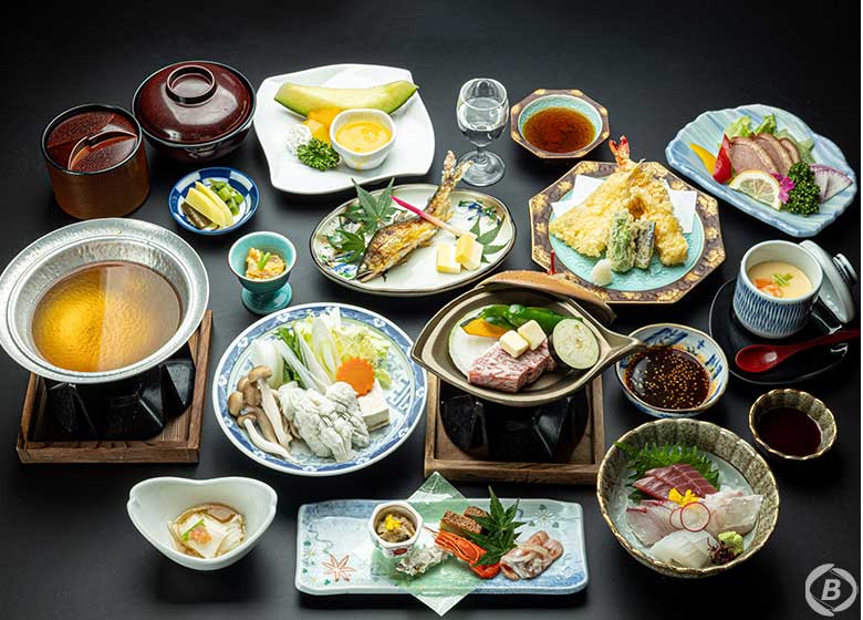 美里の湯かじか荘・特選会席（凛）