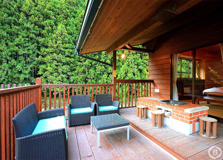 スタンダードタイプAリバーサイドコテージ・屋根付き専用BBQ炉