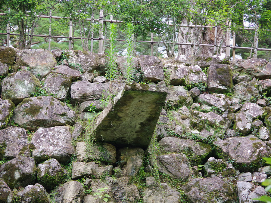 高知城の石樋