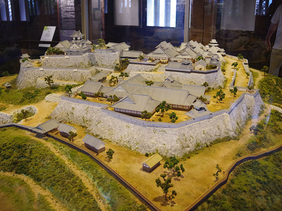 高知城の模型