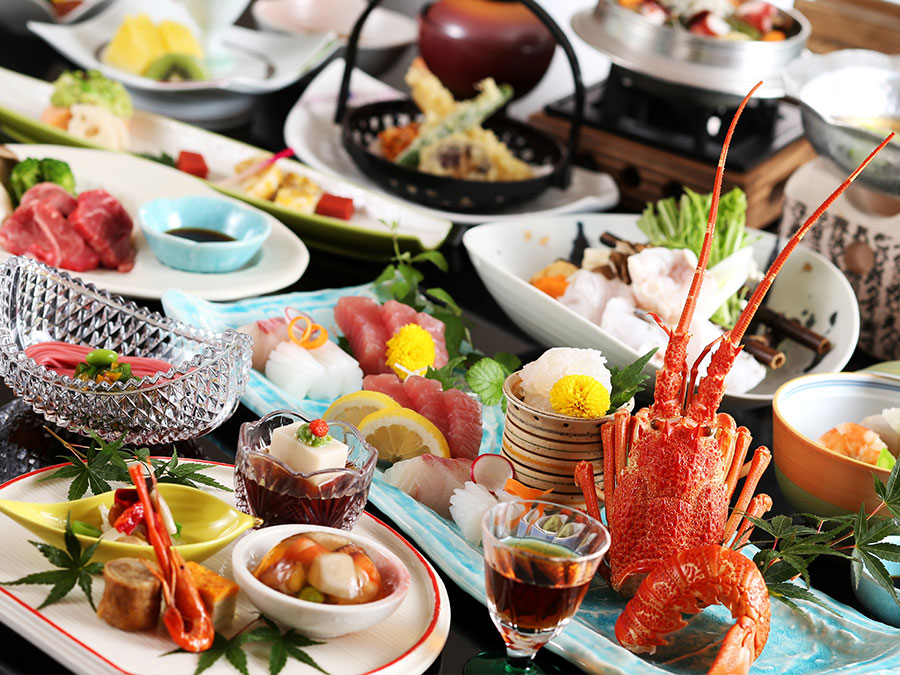 ホテル天山閣海ゆぅ庭の夕食
