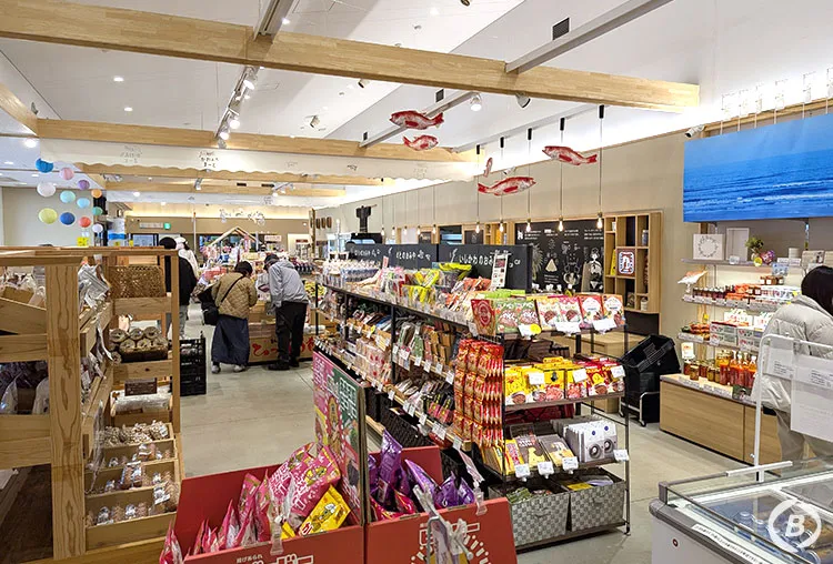 道の駅のと千里浜・店内