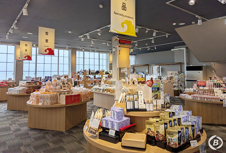 能登千里浜レストハウス・店内