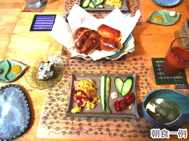 朝食一例