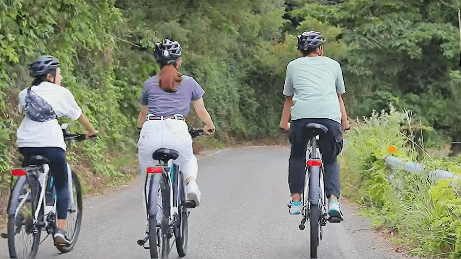 海士町でのE-BIKE体験