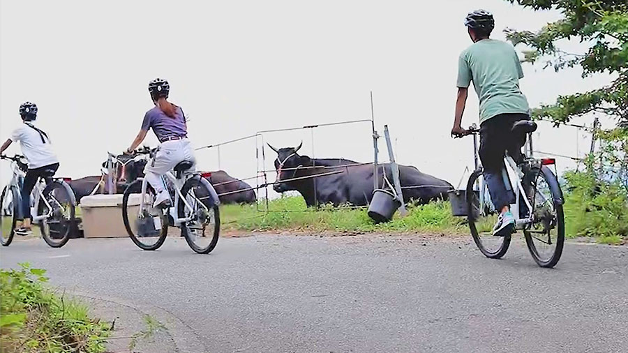 海士町でのE-BIKE体験