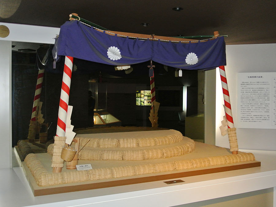 隠岐古典相撲の展示物