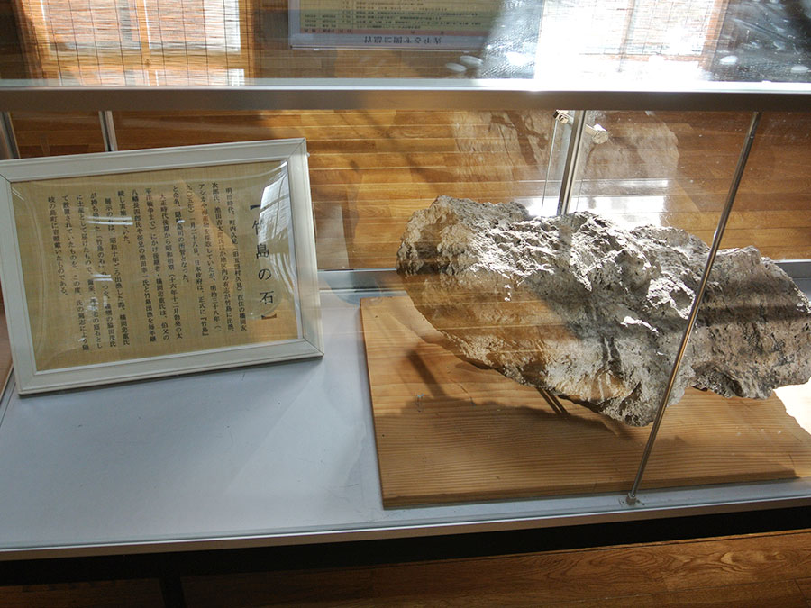 隠岐郷土館の竹島の石