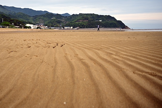 父母ケ浜の砂紋