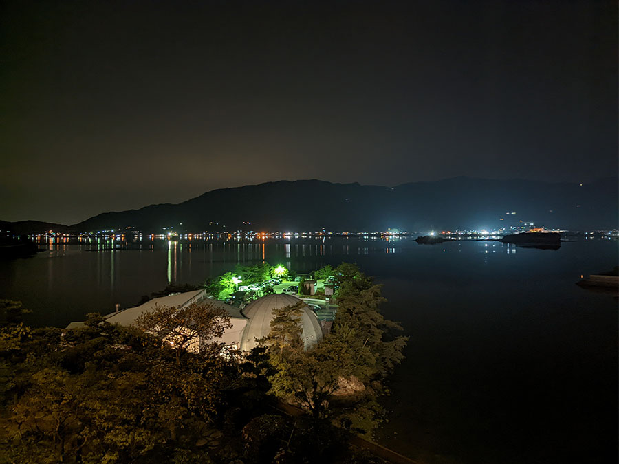 ベイリゾートホテル小豆島からの夜景