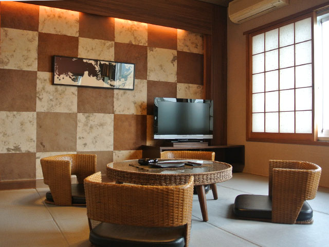 小豆島国際ホテルの客室グレードアップ・アジアン風