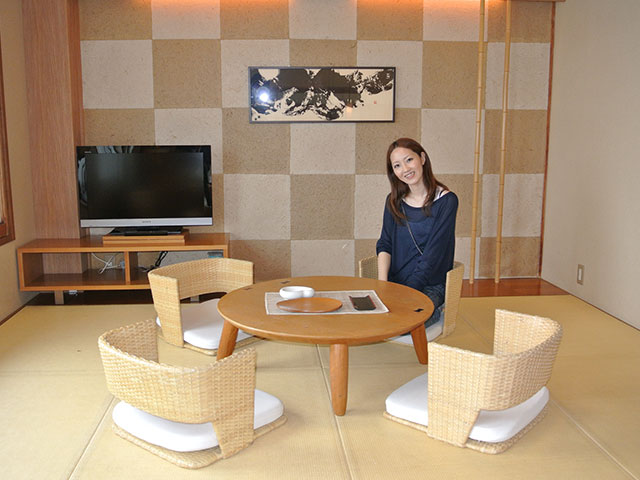 小豆島国際ホテルの客室グレードアップ・和風