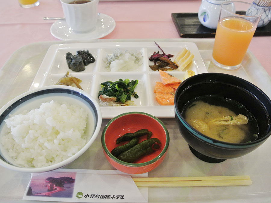 小豆島国際ホテルの朝食