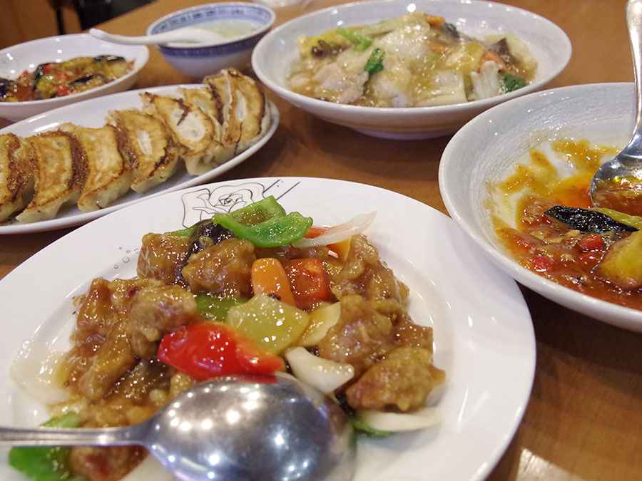 中華料理 錦華のメニュー一例