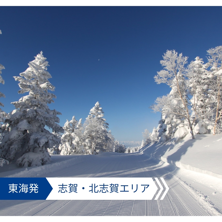 東海発（名古屋）志賀・北志賀エリアのスキー場を探す